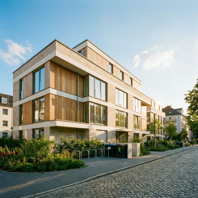 Modernes Wohngebäude in Düsseldorf – GHW Hausverwaltung Willich